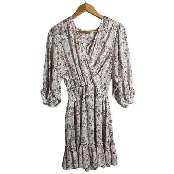 Love Stitch Dresses Love Stitch Neutral Mini Dress Size Large